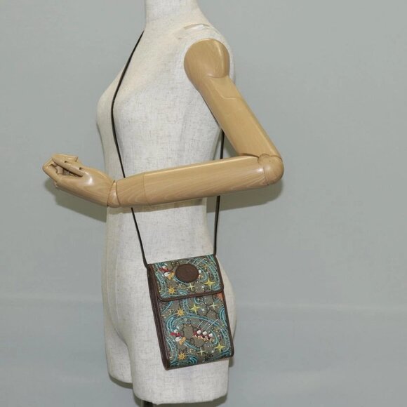 GUCCI GG Supreme Shoulder Bag PVC Beige Gold 647927 Auth 142997M - Picture 1 of 16